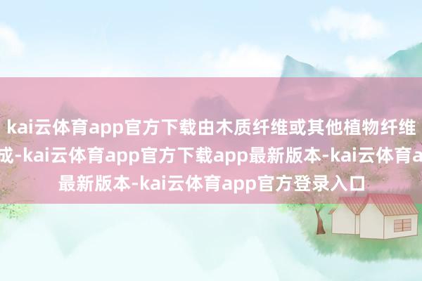 kai云体育app官方下载由木质纤维或其他植物纤维通过热压工艺制成-kai云体育app官方下载app最新版本-kai云体育app官方登录入口